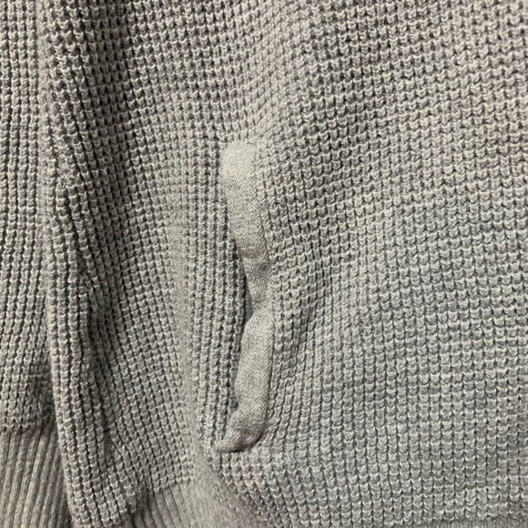 LL Bean Waffle Knit Zip Up Hoodie - Picture 2 of 5